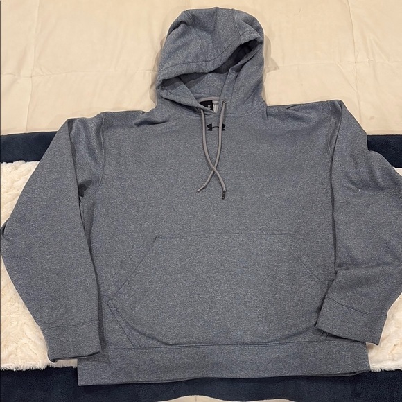 Under Armour Gray Classic Hoodie Sweatshirt - Picture 1 of 8